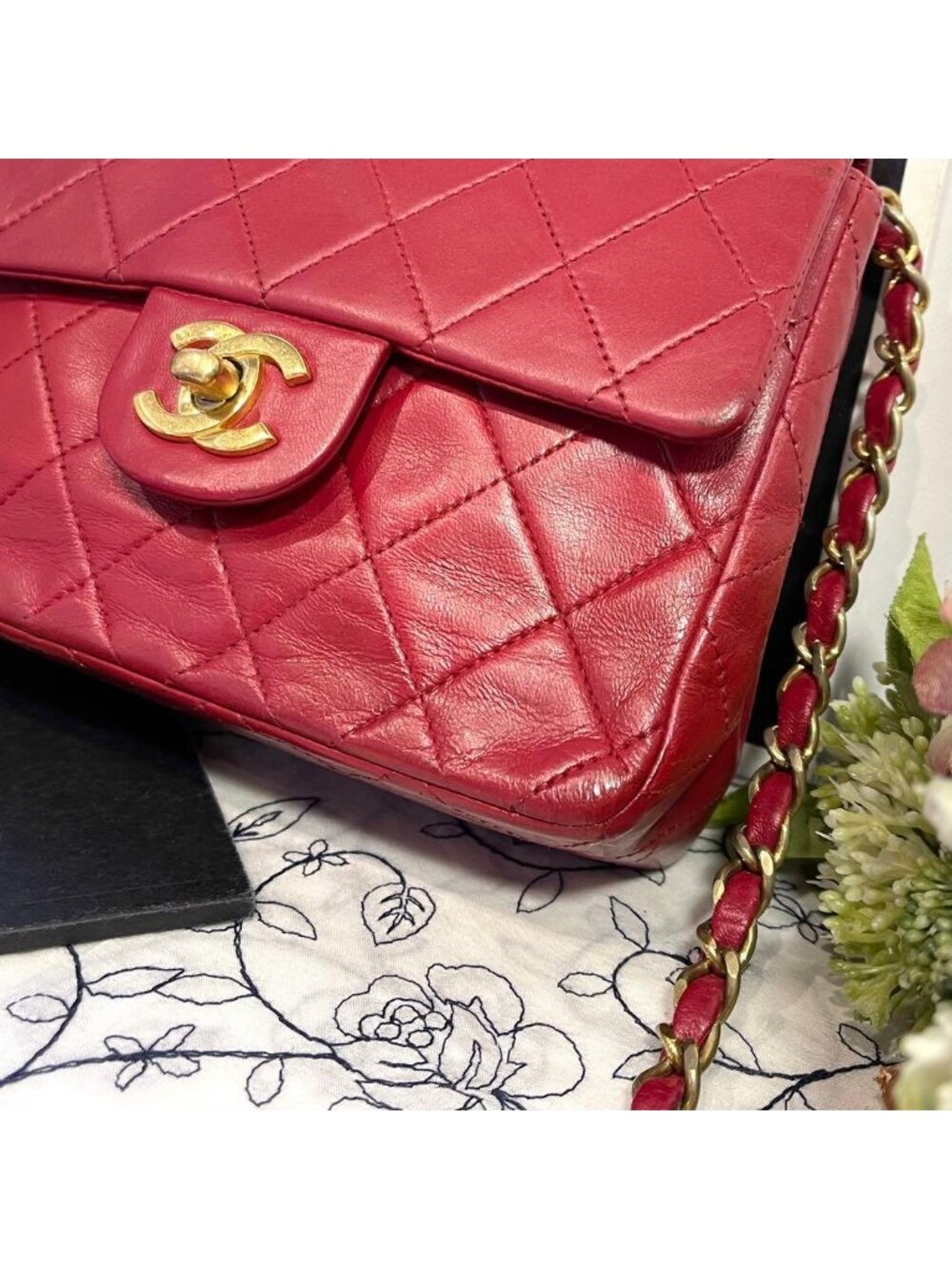 ★SOLD★ Chanel Vintage Quilted Double Flap - Picture 5 of 12